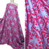 EXCLUSIVE 90% Linen 10% Silk – 'Floral Hero' | Hot Pink & Ice Blue